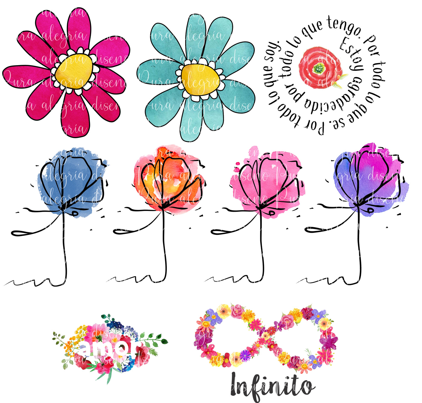 Beloved Flowers Iron
