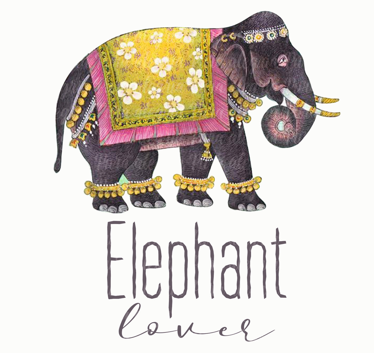 Estampa Elefante indio, Elephant lover