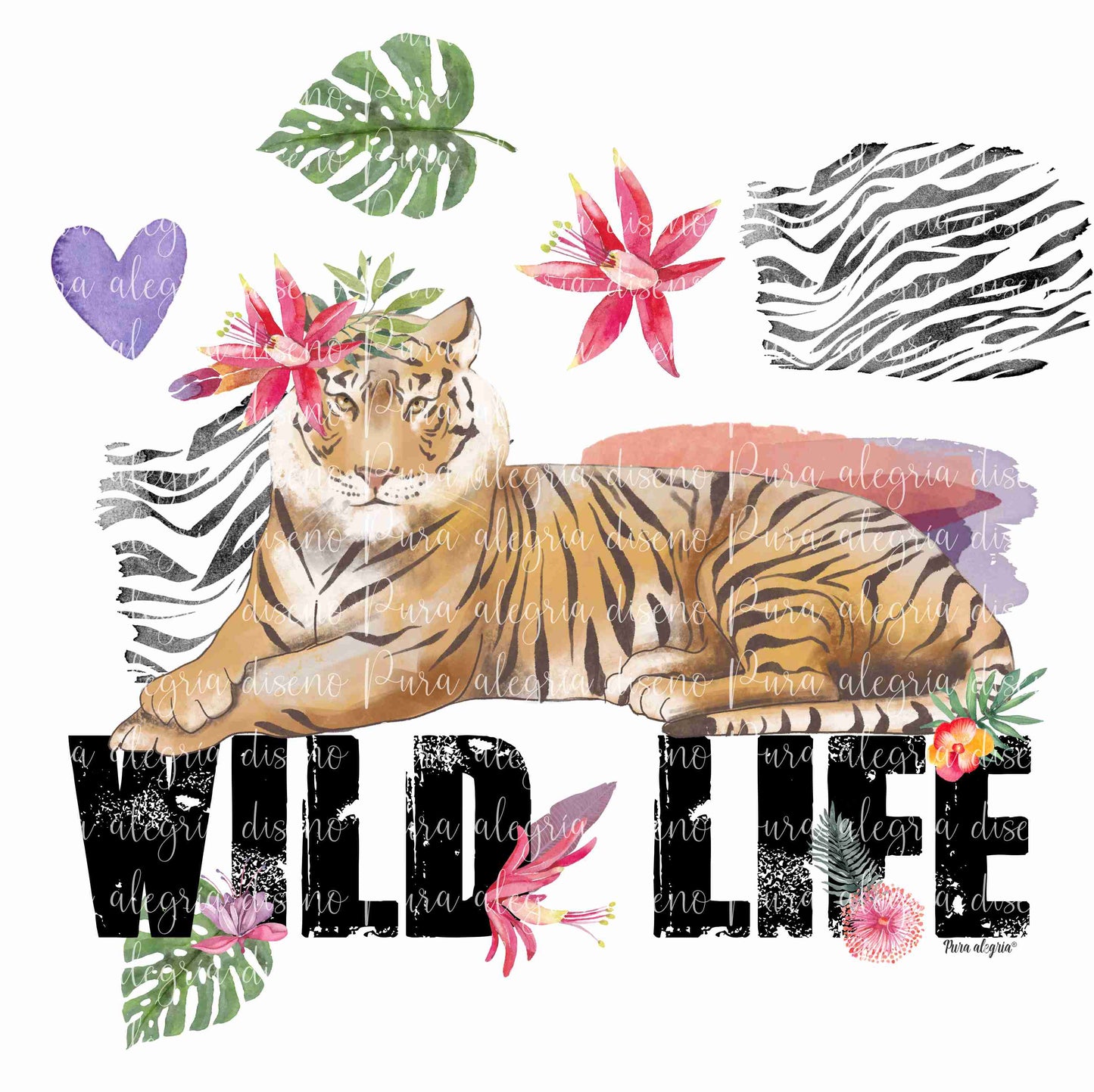 Estampa Tigre, Wild life
