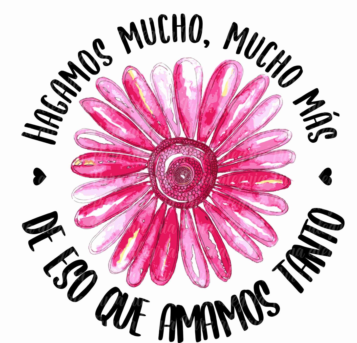 Estampa Hagamos más flor