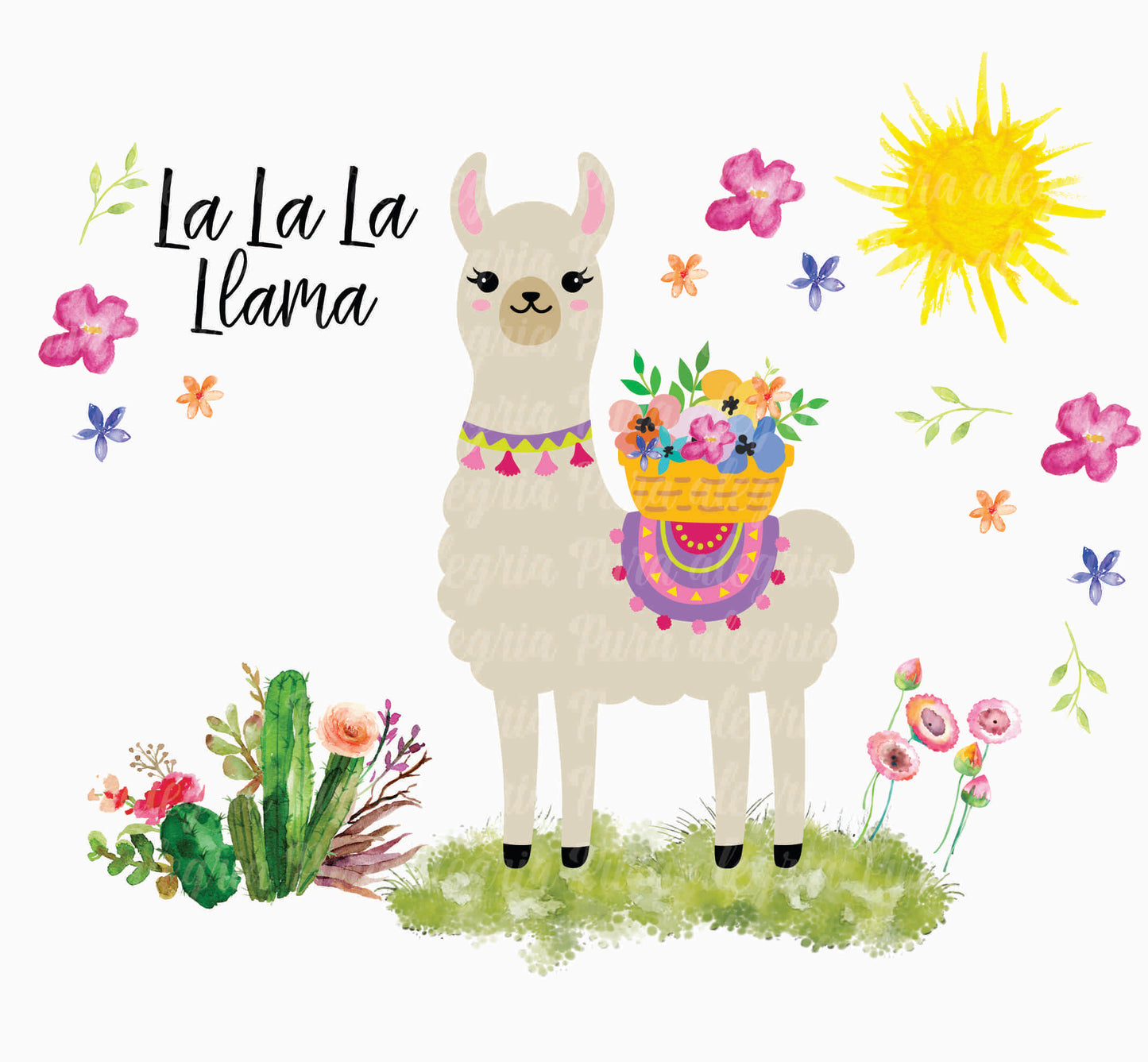 Estampa La la llama