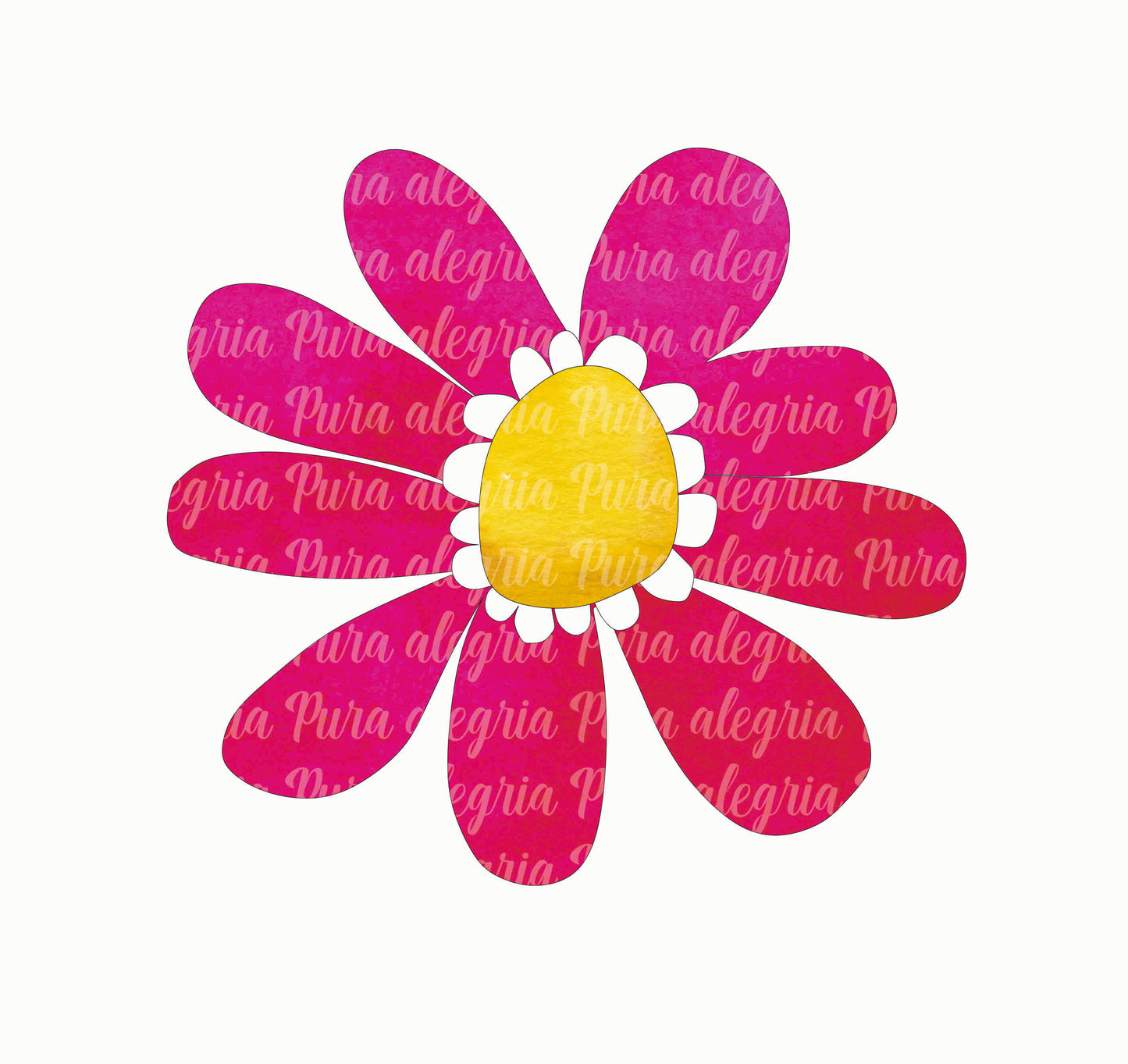 Estampa Margarita fucsia