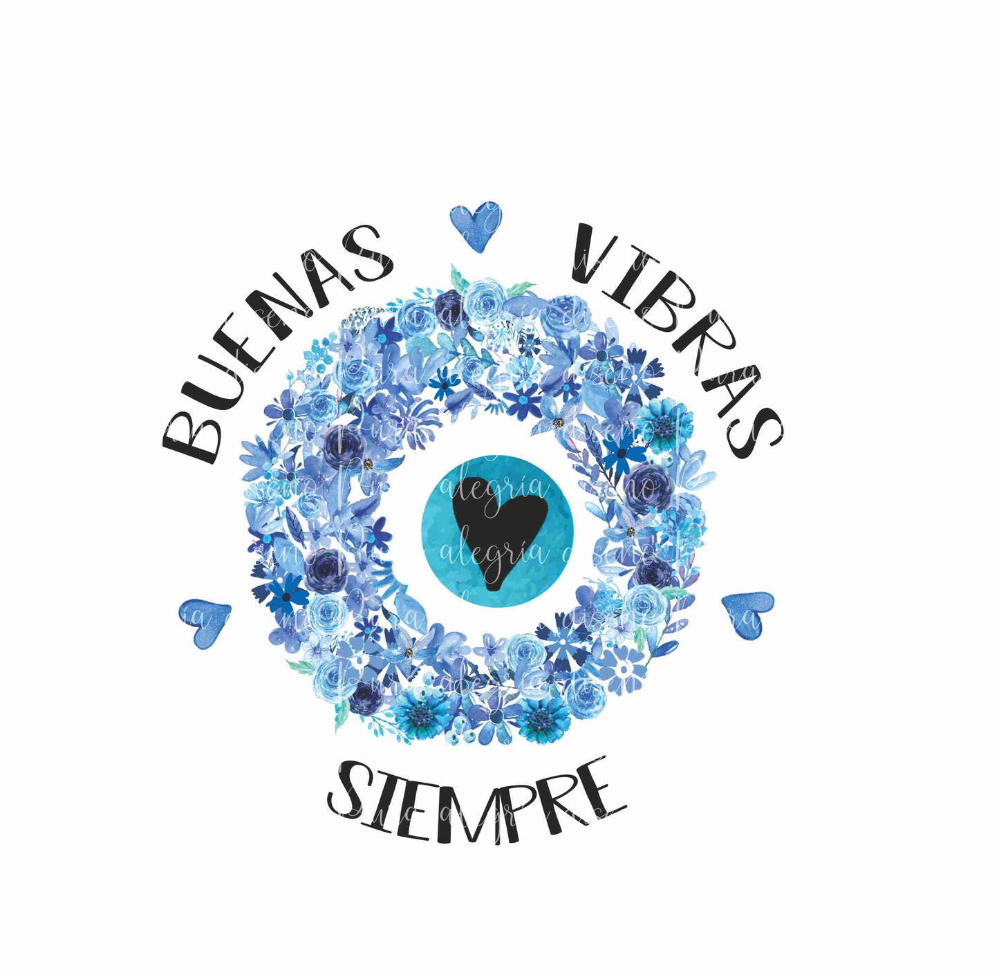 Turkish Eye stamp good vibes