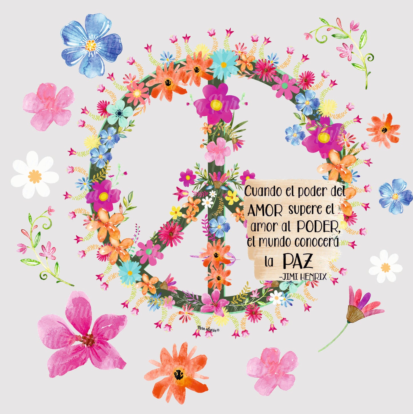 Estampa Paz, Cuando el poder del amor
