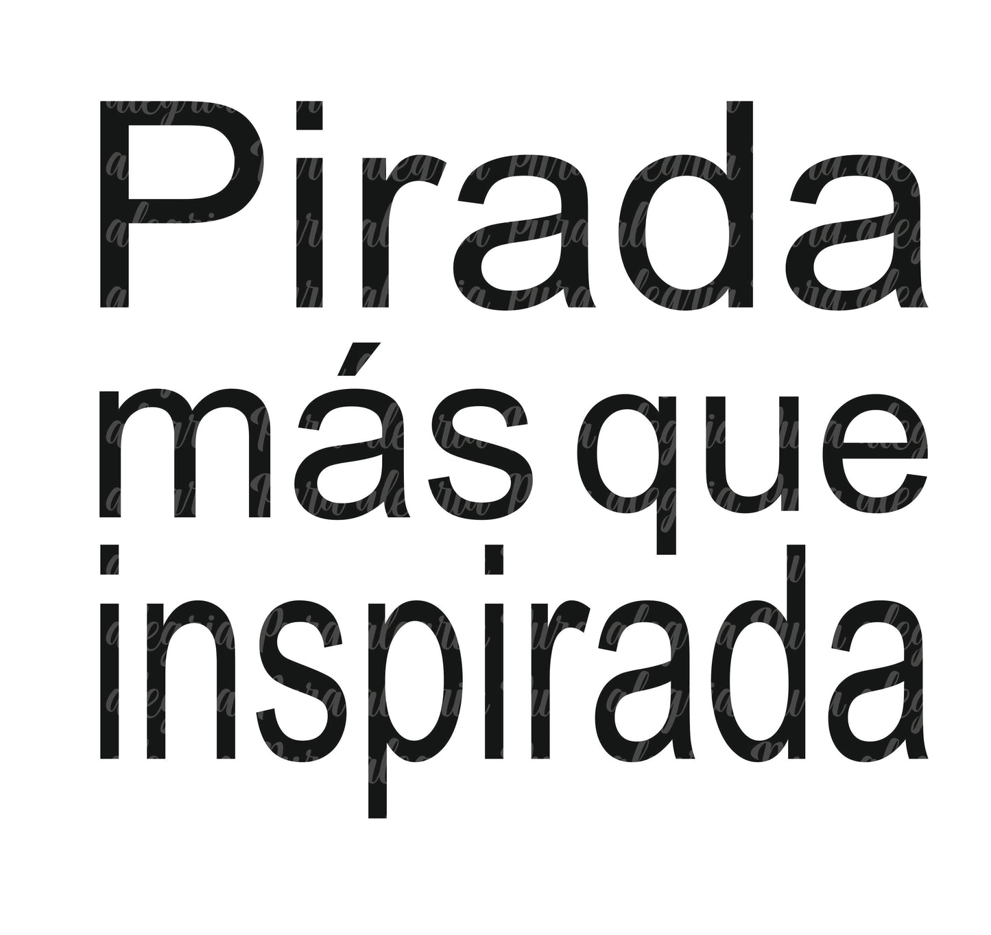 Estampa Pirada más que inspirada