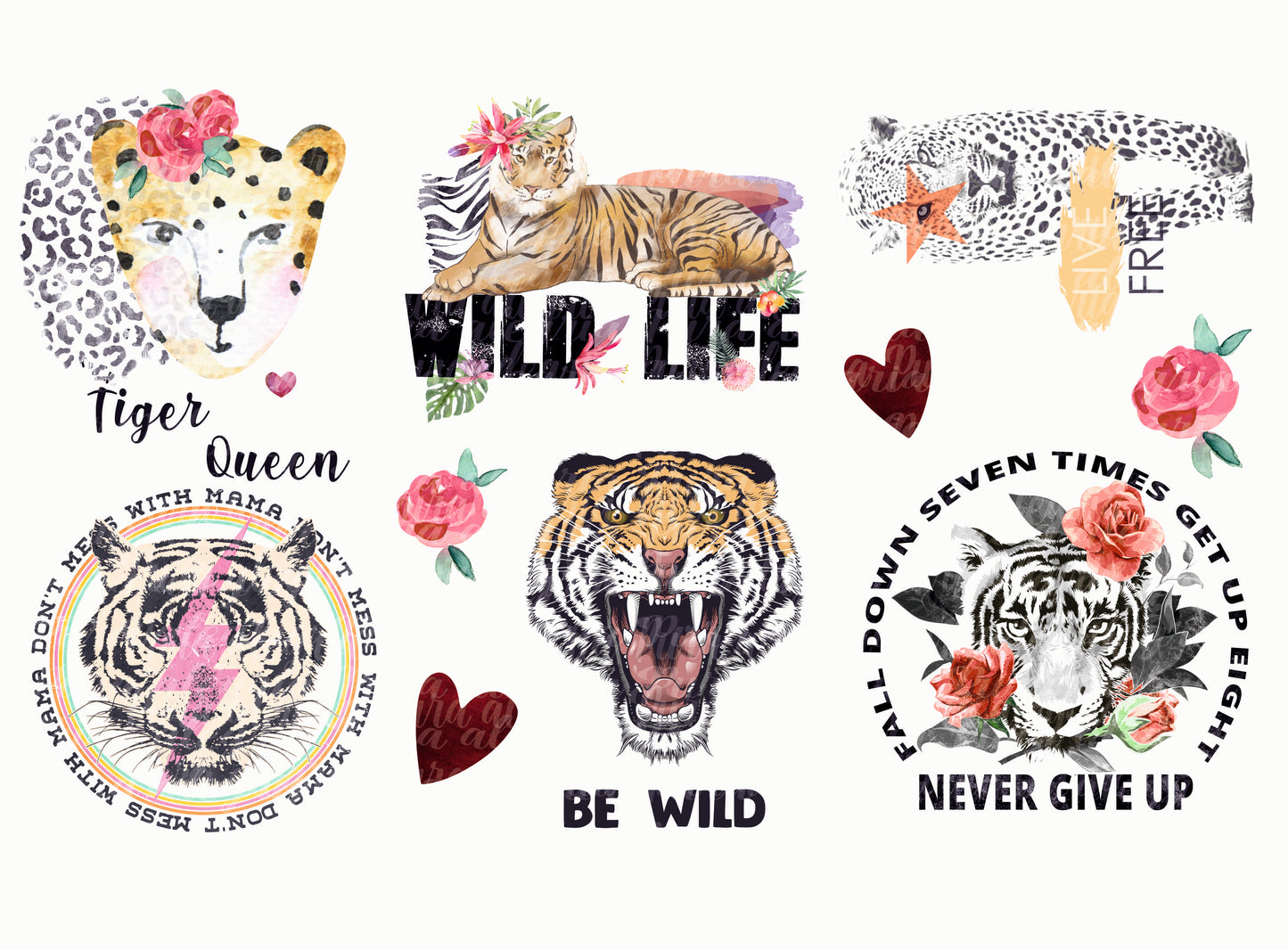 Flowered Tigers Iron
