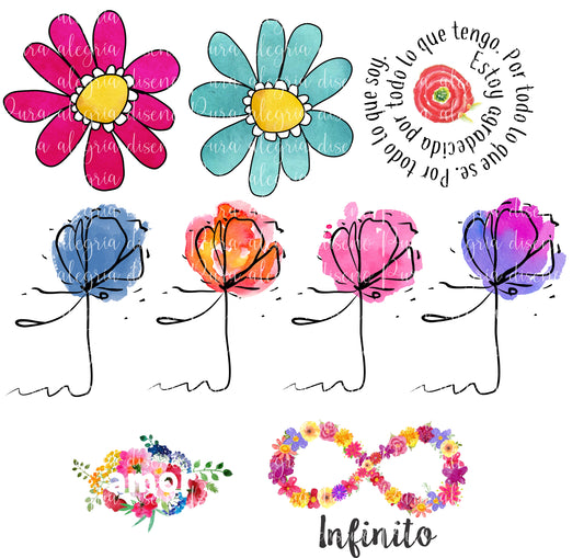 Beloved Flowers Iron