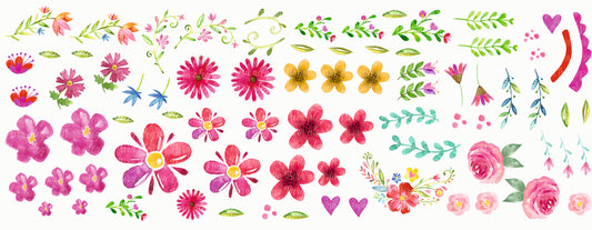 Plancha Amor por las flores