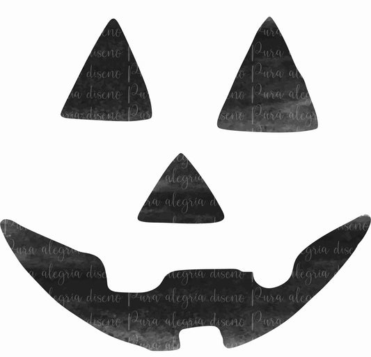 Estampa Calabaza cara