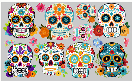 Mexican Skulls Iron 