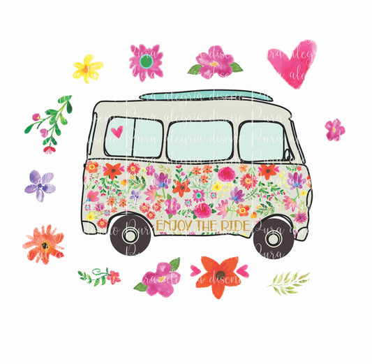 Enjoy the ride truck print
