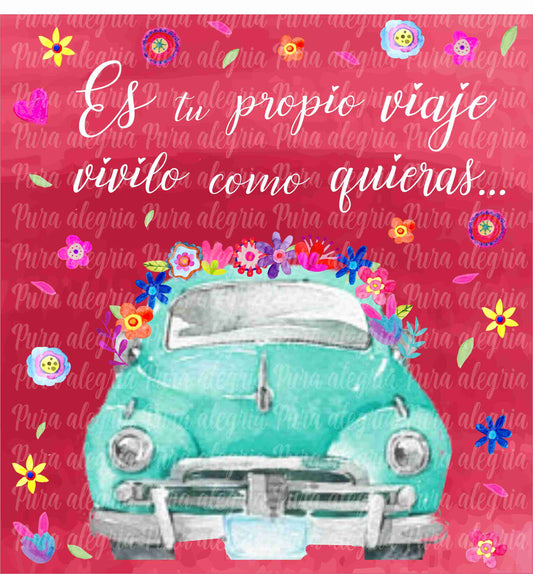 Estampa Frase vivilo como quieras
