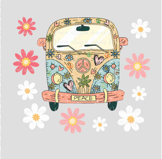 Peace Van Truck Print