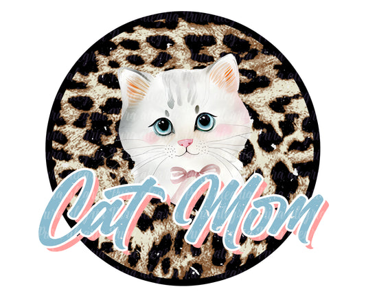Estampa Cat mom, gato