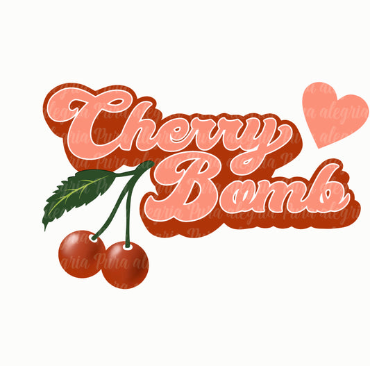 Estampa Cherry bomb cereza
