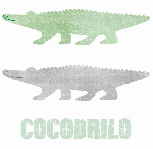Estampa Cocodrilo
