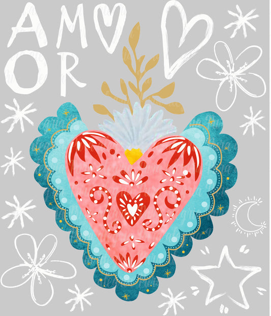 Maxi print Heart miracle love