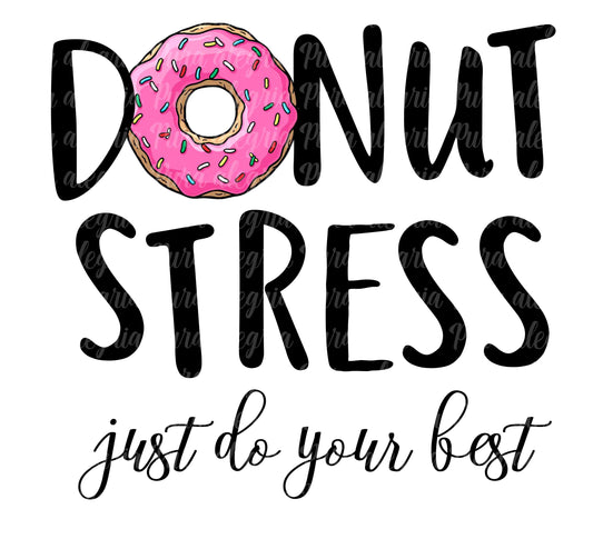 Estampa Donut stress, dona