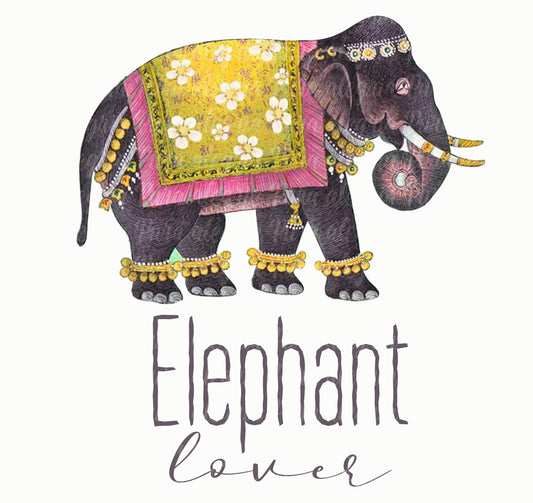 Estampa Elefante indio, Elephant lover