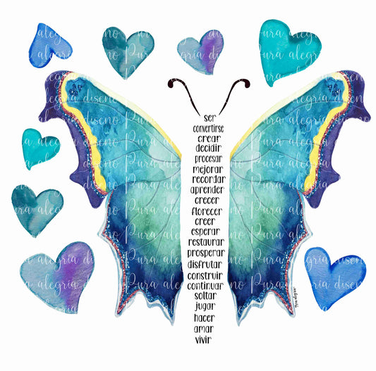 Butterfly Print Ser