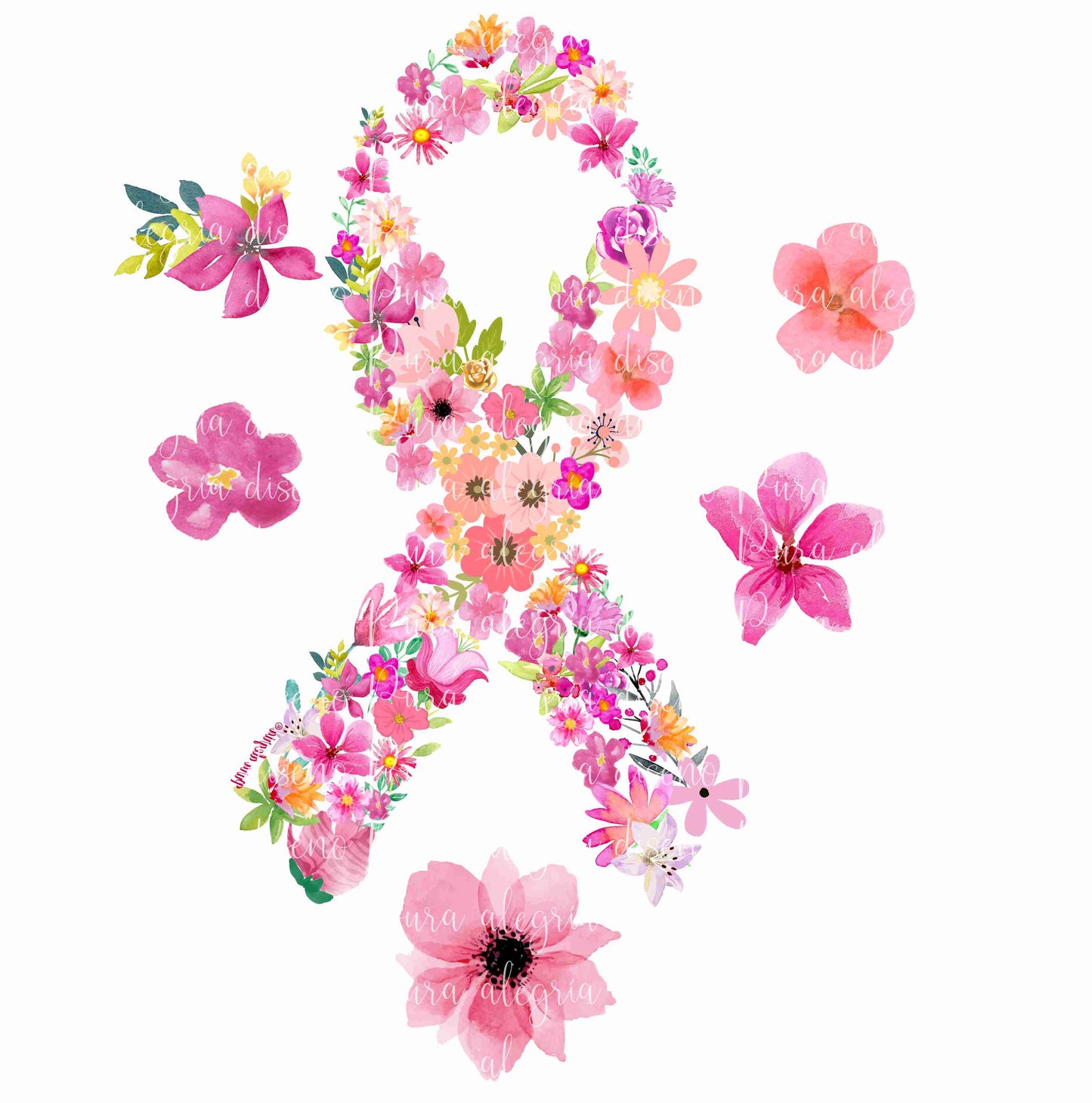 Estampa Símbolo del cáncer
