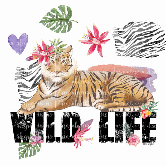 Estampa Tigre, Wild life