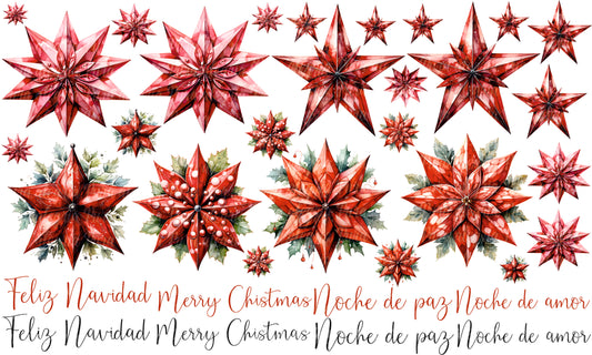 Plancha Estrellas Navideñas sii!