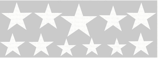 Plancha Estrellas blancas