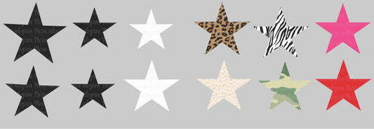 Plancha Estrellas varias