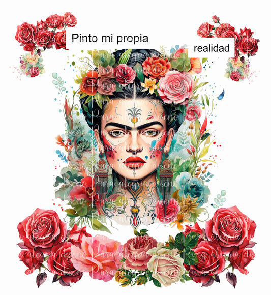 Maxi print Frida, I paint my own reality 