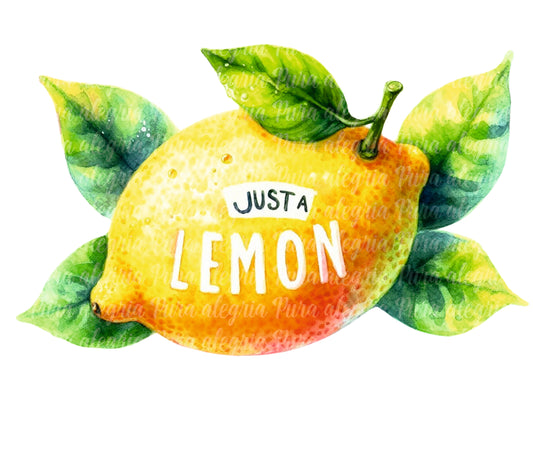 Estampa Just a lemon solo un limón