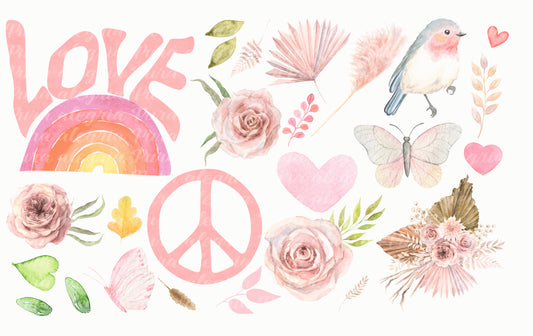 Plancha Love arcoiris