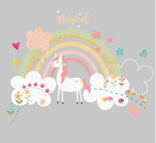 Estampa Magical unicornio
