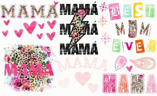 Plancha Mamá animal print