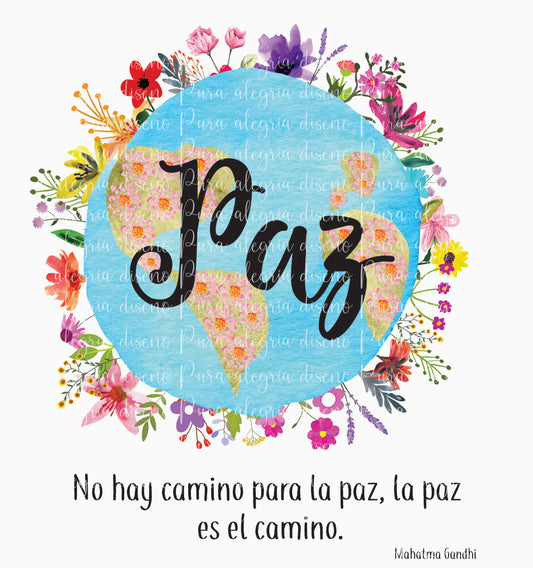 Maxi prints Peace in the world 