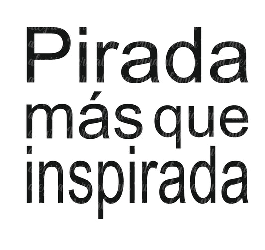 Estampa Pirada más que inspirada