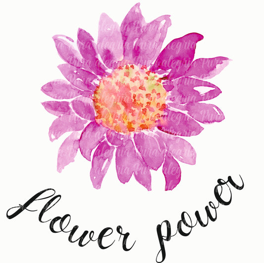 Estampa Flor, Flower power