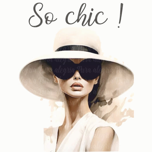 So chic print!