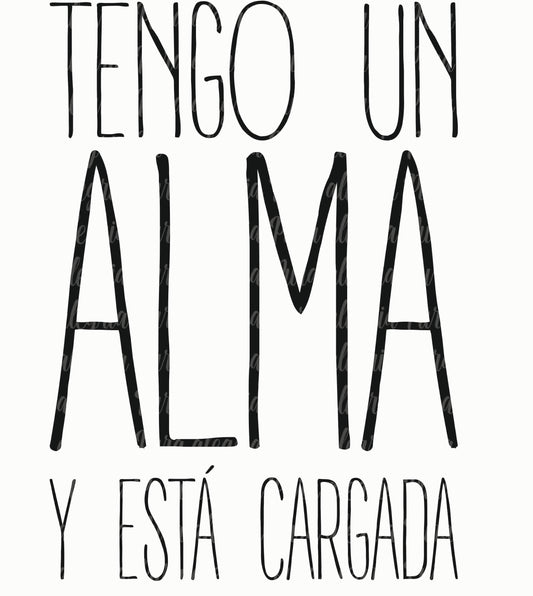 Estampa Tengo un alma
