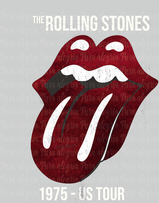 Estampa The Rolling Stone 1975
