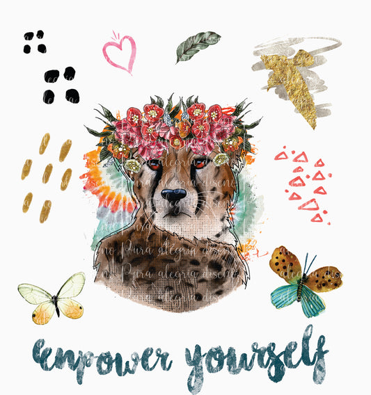 Maxi print Empower yourself 