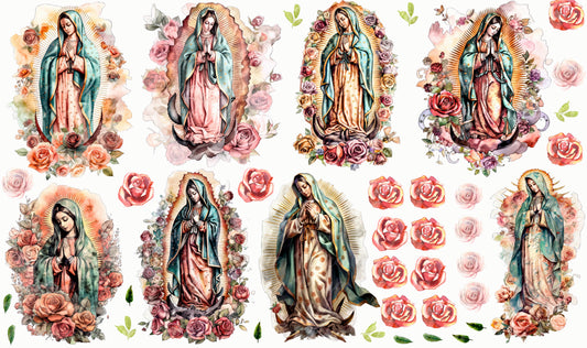 Plancha Virgenes de Guadalupe 2