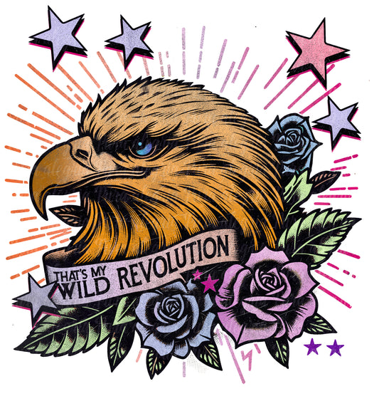 Estampa Aguila wild revolution