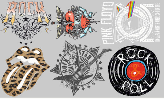 Plancha Bandas de rock 2